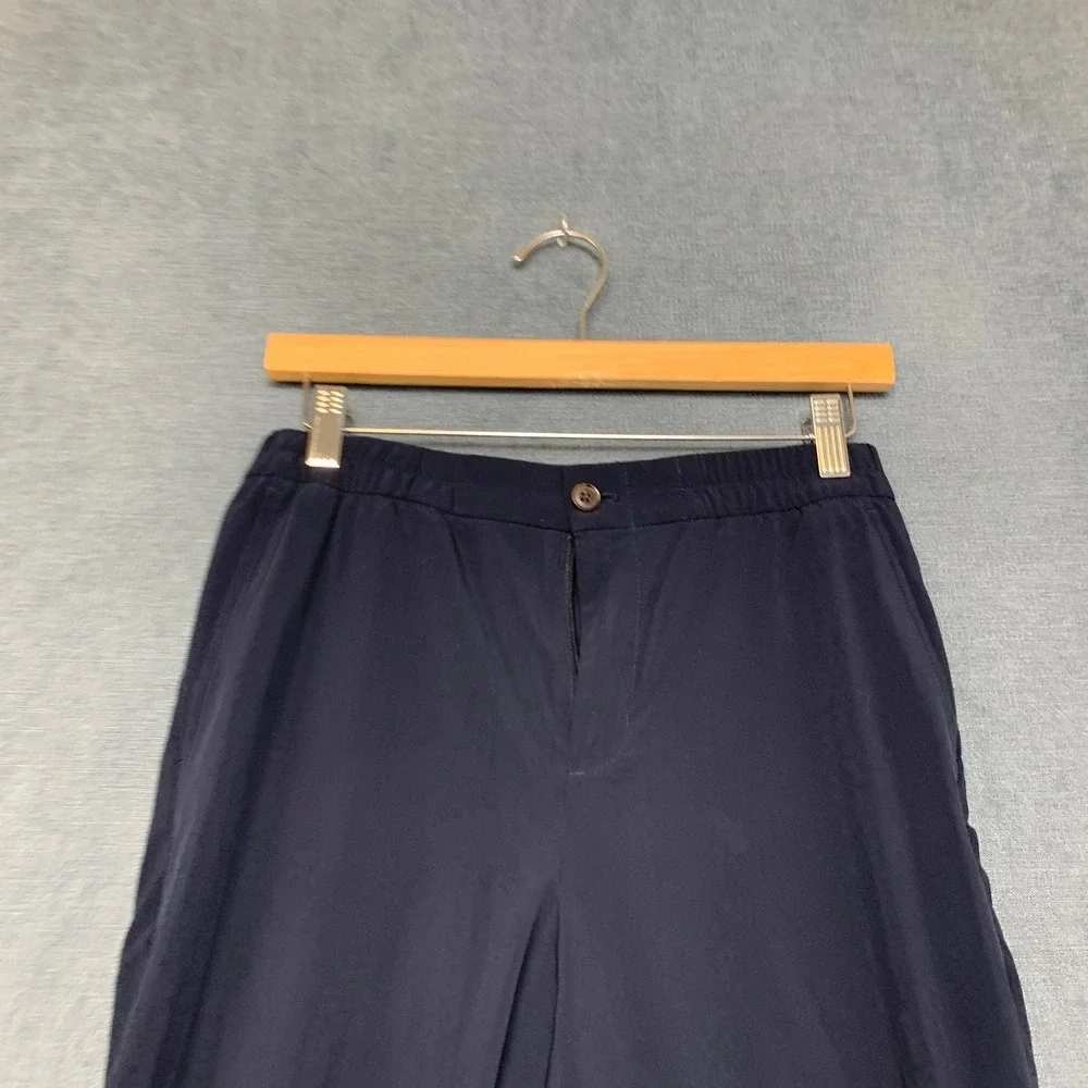 Banana Republic Airstretch Chino Pants Mens XS Black Slash Pockets Business